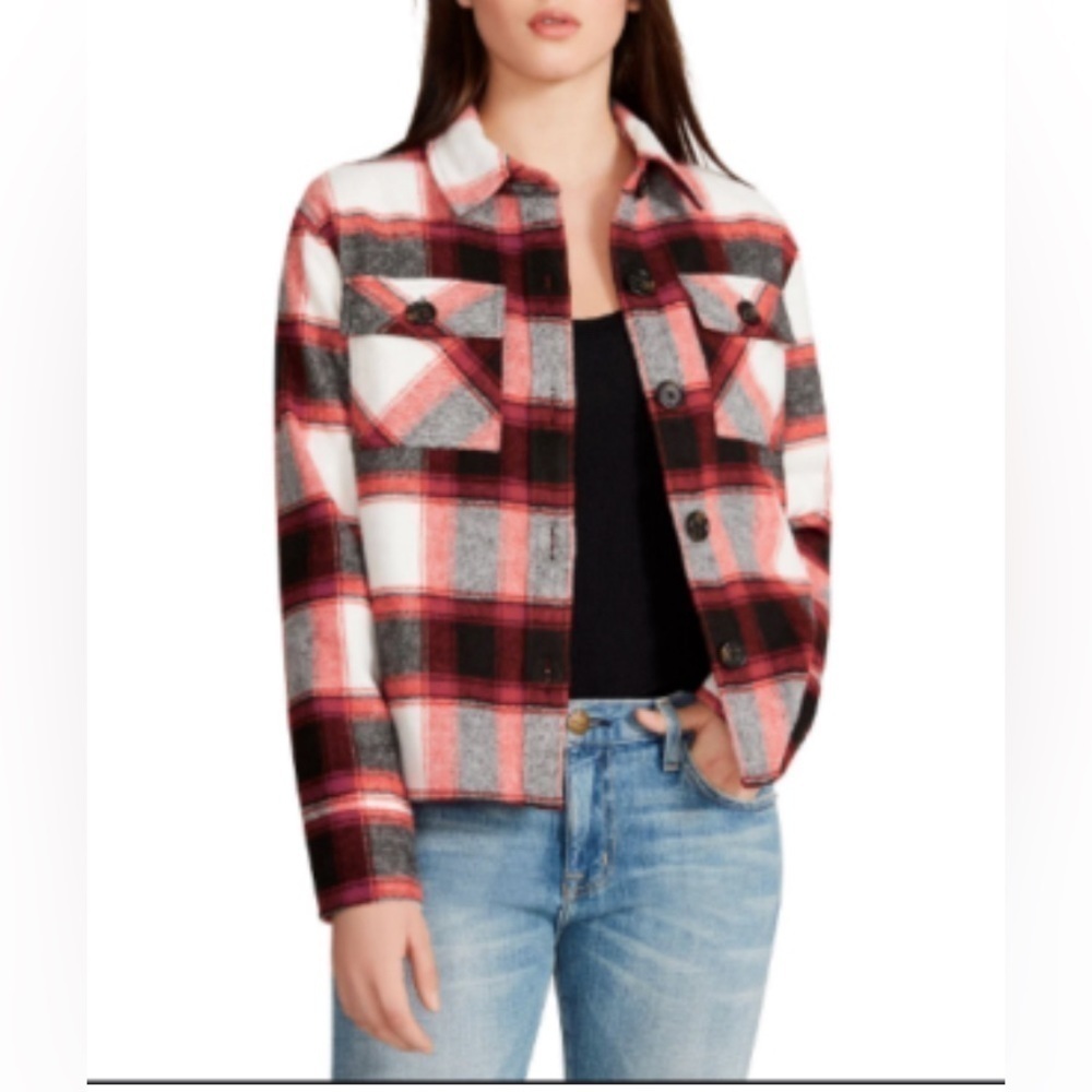 NWT Plus Size - Steve Madden BB Dakota Women's Button Down Boxy Shacket - XXL